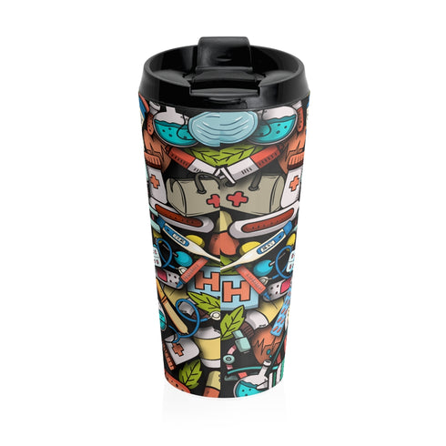 Nurse Fuel Stainless Steel Travel Mug